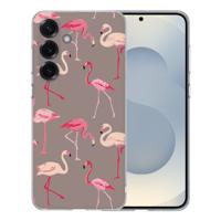 TPU Hoesje Samsung Galaxy S25 - Flamingo Backcover