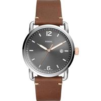 Fossil Heren Commuter driewijzer datum bruin lederen horloge FS5417 Fossil Heren Commuter driewijzer datum bruin lederen horloge FS5417