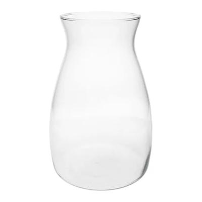 Bloemenvaas Yann - helder transparant glas - D20 x H30 cm - decoratieve vaas - bloemen/takken Bloemenvaas Yann - helder transparant glas - D20 x H30 cm - decoratieve vaas - bloemen/takken