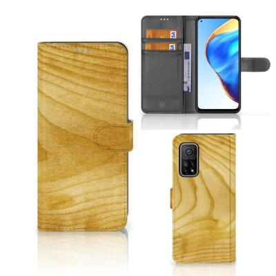 Xiaomi Mi 10T Pro | Mi 10T | Book Style Case | Licht Hout
