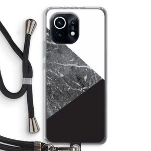 Combinatie marmer: Xiaomi Mi 11 Transparant Hoesje met koord