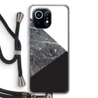 Combinatie marmer: Xiaomi Mi 11 Transparant Hoesje met koord