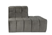 LABEL51 Bank Valentino - Taupe - Cosmo - Ottomane Rechts Voorstaand LABEL51 Bank Valentino - Taupe - Cosmo - Ottomane Rechts Voorstaand