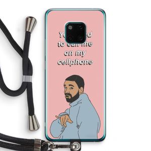 Hotline bling: Huawei Mate 20 Pro Transparant Hoesje met koord