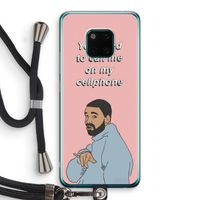 Hotline bling: Huawei Mate 20 Pro Transparant Hoesje met koord
