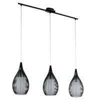 Eglo Design Hang Lamp Razoni 3-lichts zwart 94389