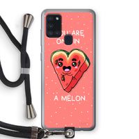 One In A Melon: Samsung Galaxy A21s Transparant Hoesje met koord