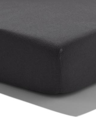 HEMA Topper hoeslaken 180x220cm jersey donkergrijs (donkergrijs)