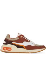 Ferragamo baskets à plaque Gancini - Marron