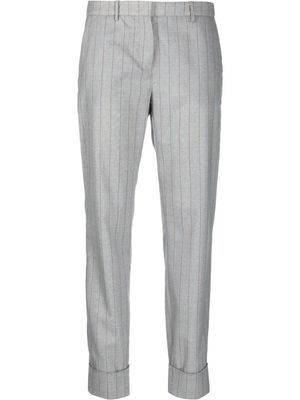 Fabiana Filippi pantalon à fines rayures - Gris