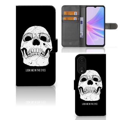 Telefoonhoesje met Naam OPPO A78 5G | A58 5G Skull Eyes Telefoonhoesje met Naam OPPO A78 5G | A58 5G Skull Eyes