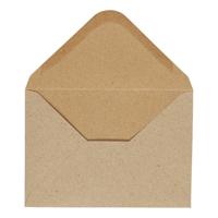 Creativ Company Envelop naturel, 11,5x15cm, 10st. Creativ Company Envelop naturel, 11,5x15cm, 10st.