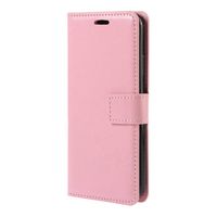Basey OnePlus Nord CE 2 Hoesje Bookcase Hoes Flip Case Book Cover - OnePlus Nord CE 2 Hoes Book Case Hoesje - Licht Roze