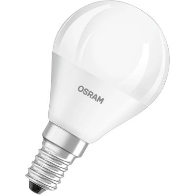 OSRAM HOMELIGHTING 4058075832060 LED-lamp Energielabel G (A - G) E14 Kogel 3.3 W = 25 W Neutraalwit (Ø x h) 45 mm x 79 mm Niet dimbaar 1 stuk(s)