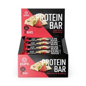 -Protein Bar Crunchy 12 repen White Choco & Strawberry