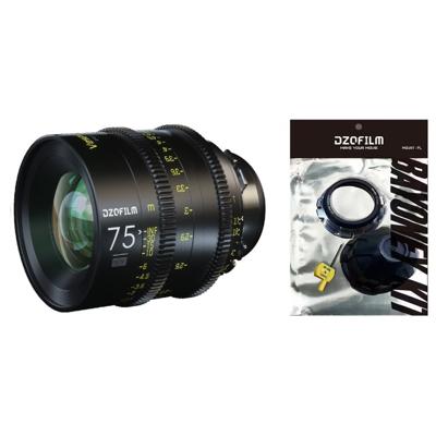 DZOFilm Vespid Prime FF 75mm T/2.1 PL mount + EF mount tool kit