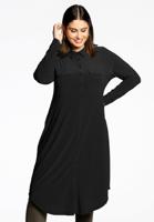 Yoek Blouse-jurk | Zwart | Maat 50/52 Yoek Blouse-jurk | Zwart | Maat 50/52