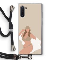 One of a kind: Samsung Galaxy Note 10 Transparant Hoesje met koord
