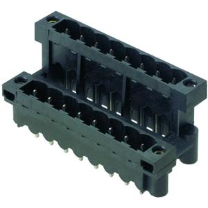 Weidmüller 1828980000 Male behuizing (board) BL/SL 5.08 Totaal aantal polen: 22 Rastermaat: 5.08 mm Inhoud: 10 stuk(s)