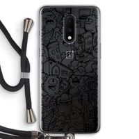 Vexx Black City : OnePlus 7 Transparant Hoesje met koord