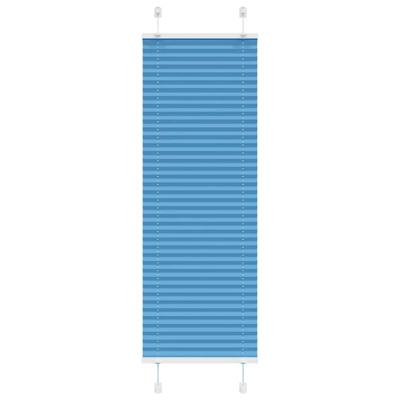 Pliss rolgordijn 45x100 cm stofbreedte 44,4 cm polyester blauw