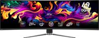 MSI MPG 491CQP QD-OLED computer monitor 124,5 cm (49") 5120 x 1440 Pixels DQHD QDOLED Zwart - thumbnail