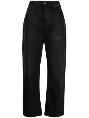 TOTEME jean ample à coutures torsadées - Noir