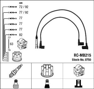 Bougiekabelset RCMB215