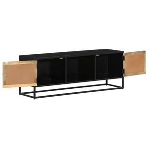 The Living Store Retro TV-kast - Massief mangohout - 110 x 30 x 40 cm