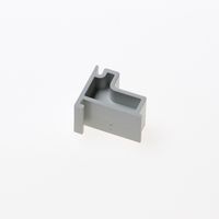 Eindstuk aanslagprofiel grijs Eindstuk aanslagprofiel grijs