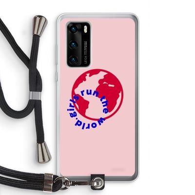 Run The World: Huawei P40 Transparant Hoesje met koord