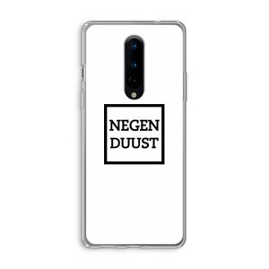 Negenduust vierkant: OnePlus 8 Transparant Hoesje