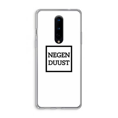 Negenduust vierkant: OnePlus 8 Transparant Hoesje