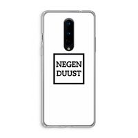 Negenduust vierkant: OnePlus 8 Transparant Hoesje