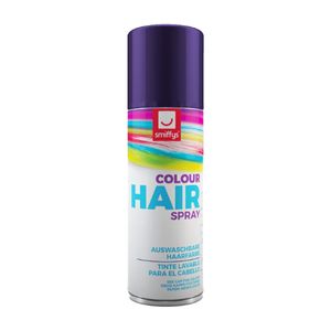 Carnaval haarverf - paars - spuitbus - 125 ml - haarspray