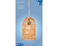 Led hanglamp l20b20h35cm natuur Lumineo - Lumineo