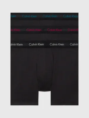 Calvin Klein 3-Pack Heren Boxershorts - Boxer Brief Black - Katoenen mannen boxers - Lange pijpjes - Calvin Klein underwear