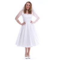 Ivy Lace Satin Dress White-36 (NL) /10 (UK) | 37% korting