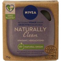 Nivea Naturally clean face bar verzachtend (75 gr) - thumbnail
