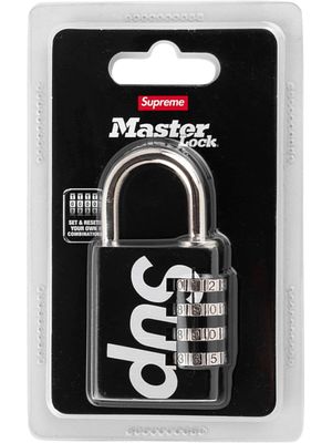 Supreme cadenas Master à logo imprimé - Noir