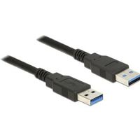 Delock 85063 Kabel USB 3.0 Type-A male > USB 3.0 Type-A male 3,0 m zwart