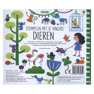 WPG Uitgevers Stempelen met je vingers - dieren
