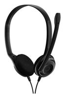 EPOS PC 8 USB On Ear headset Computer Kabel Stereo Zwart Microfoon uitschakelbaar (mute), Volumeregeling