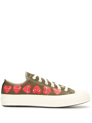 Comme Des Garçons Play x Converse baskets imprimées - Vert