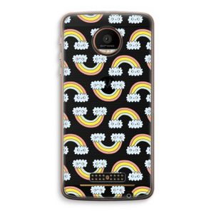 Regenboog: Motorola Moto Z Force Transparant Hoesje