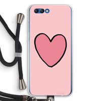 Hartje: Honor 10 Transparant Hoesje met koord