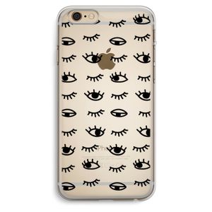 Eye pattern #2: iPhone 6 Plus / 6S Plus Transparant Hoesje