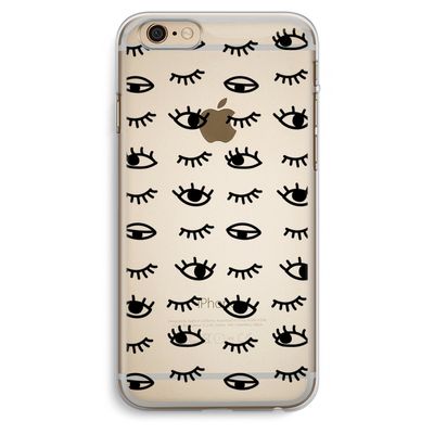 Eye pattern #2: iPhone 6 Plus / 6S Plus Transparant Hoesje