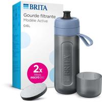BRITA waterfles met actief filter - inclusief 2 microdiscs - pastelgroen
