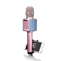 Lenco BC-090 PK karaoke zangmicrofoon met discoverlichting - thumbnail